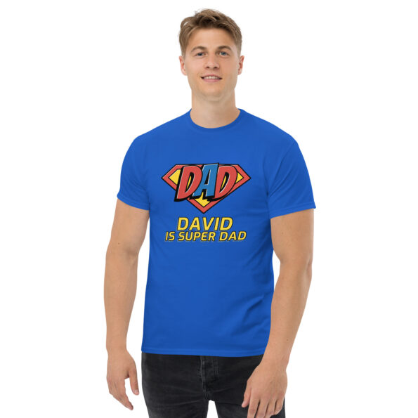 Privé : T-shirt personnalisé Papa Super Dad