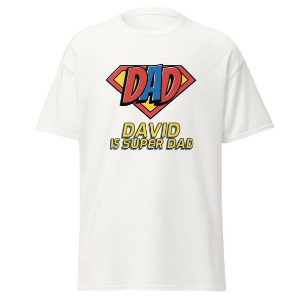 Privé : T-shirt personnalisé Papa Super Dad