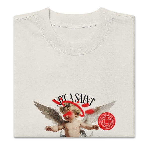 Privé : T-shirt oversize personnalisé Not Saint