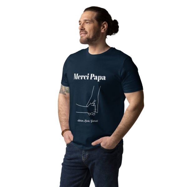 Privé : T-shirt Merci Papa personnalisé prénoms
