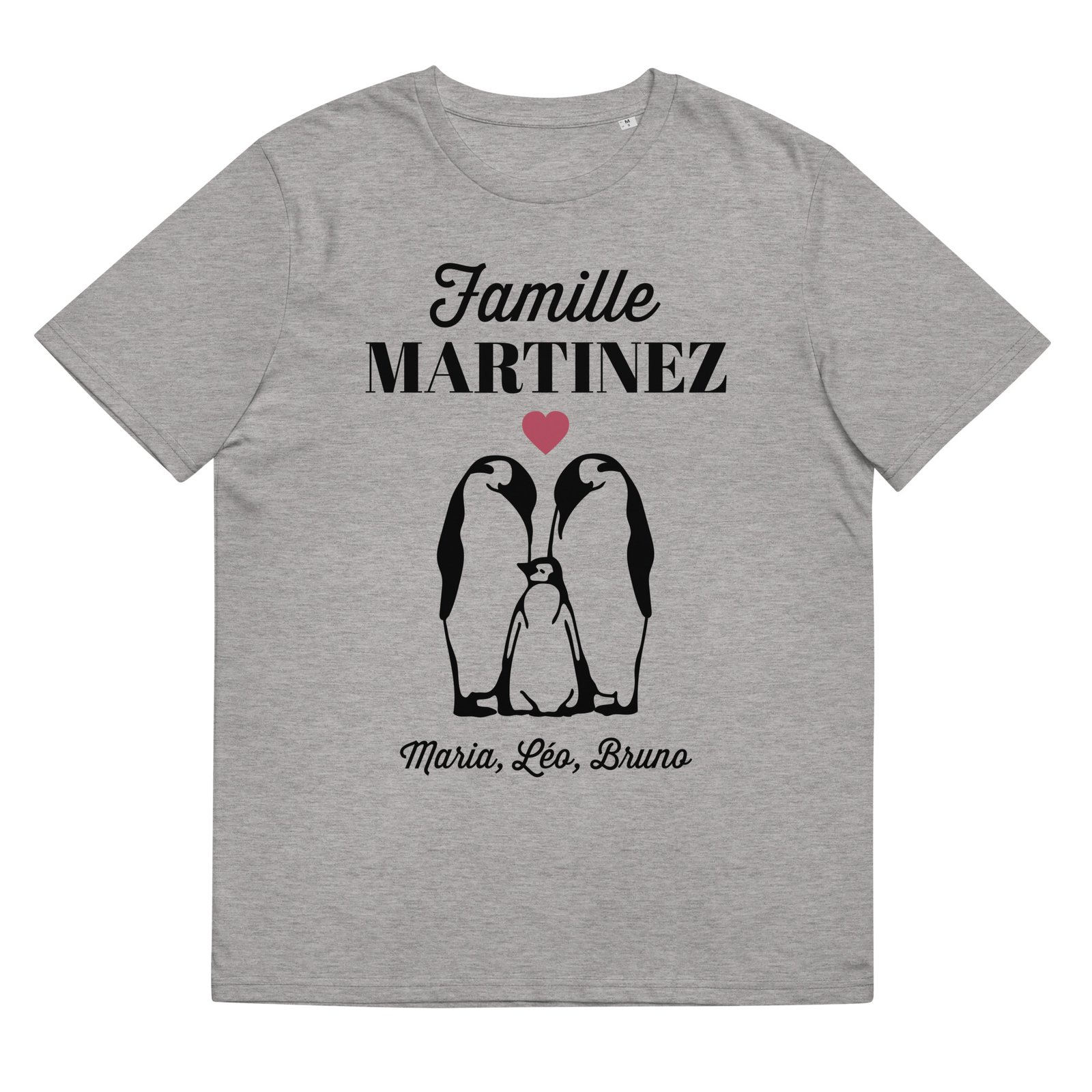 T-shirt Famille personnalisé Pingouins