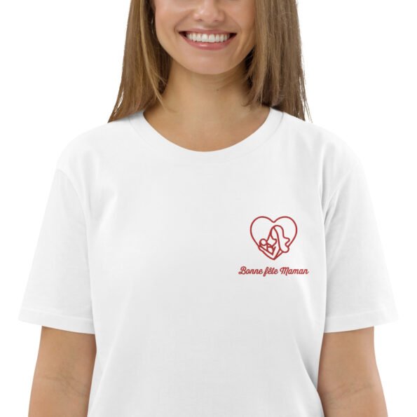 Privé : T-shirt Fêtes des Mères personnalisé brodé