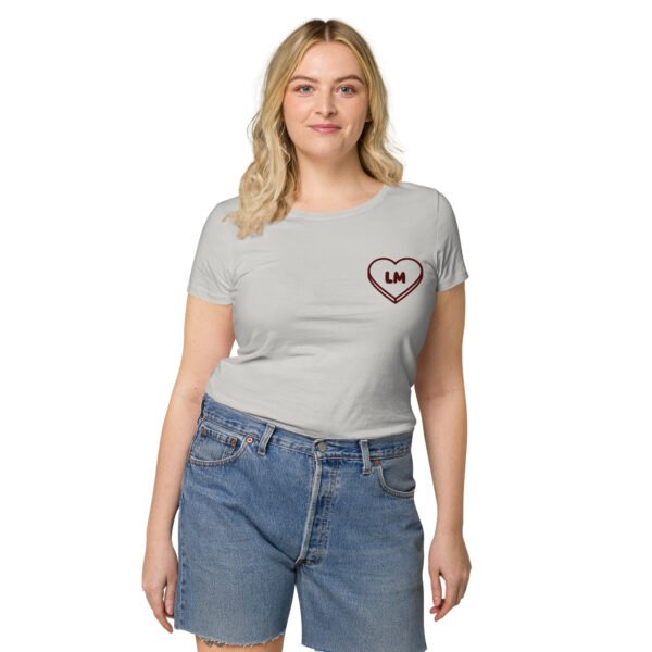 Privé : T-shirt personnalisé initiales coeur – Femme