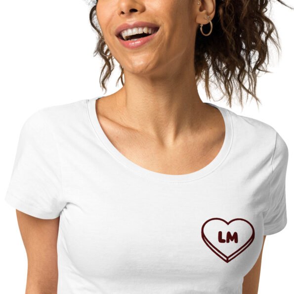 Privé : T-shirt personnalisé initiales coeur – Femme