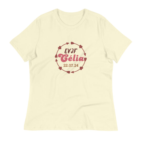 Privé : T-shirt EVJF personnalisé