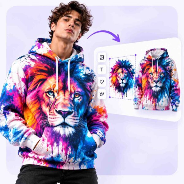 sweat personnalisé all over