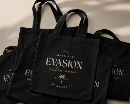 Tote bag personnalisé à l’unité 100% coton photo review