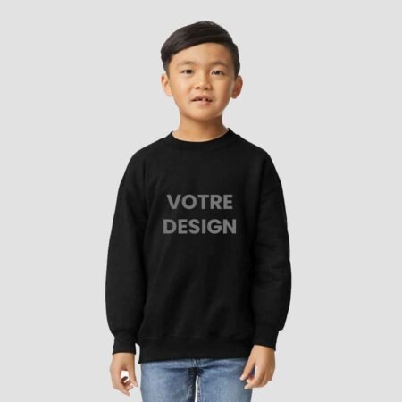 Sweat-personnalisé-enfant-noir