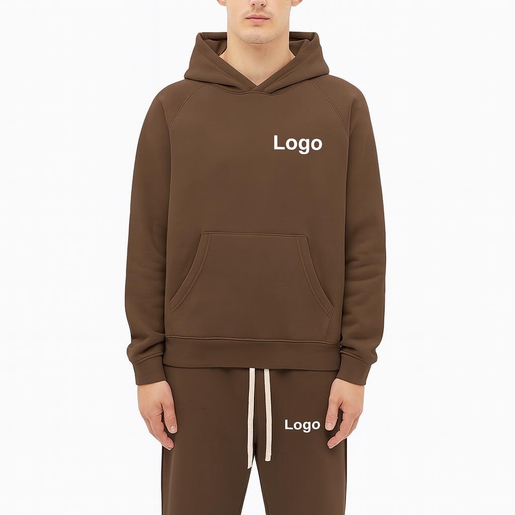 ensemble jogging personnalisé oversize marron ensemble jogging personnalisé oversize marron