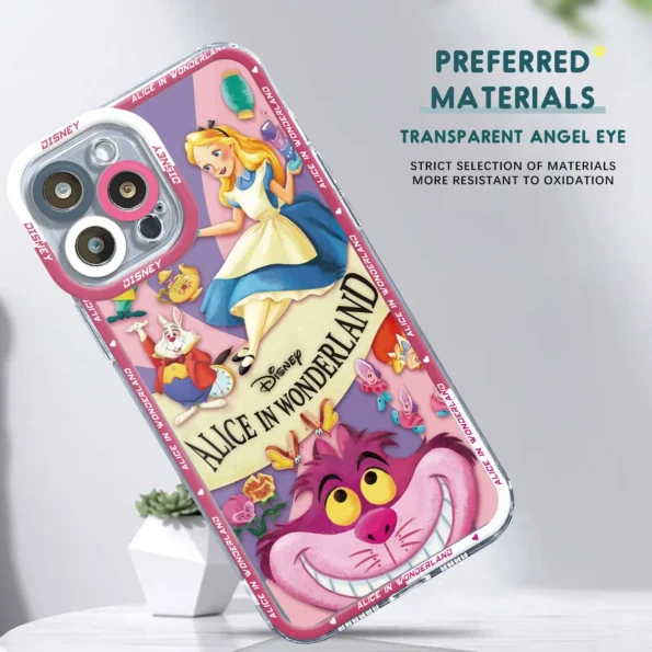 Disney Cheshire Cat Alice au Pays des Merveilles Coque de T l phone pour Apple iPhone 4