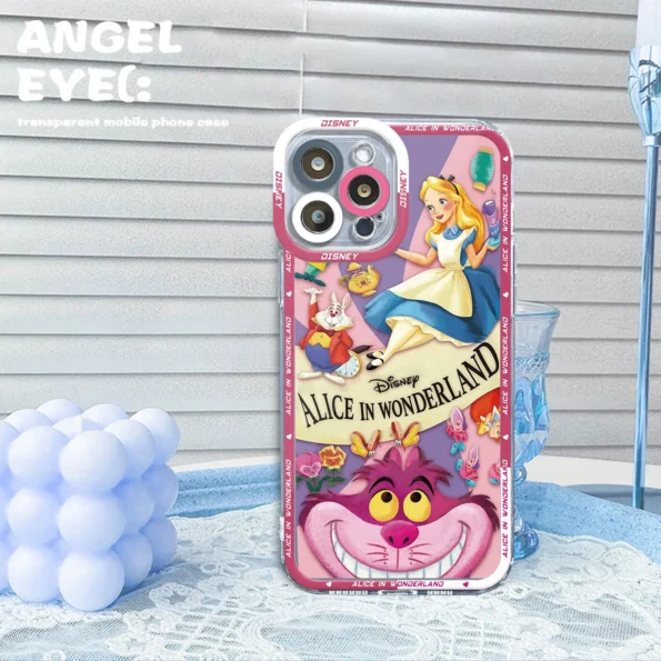Disney Cheshire Cat Alice au Pays des Merveilles Coque de T l phone pour Apple iPhone 5