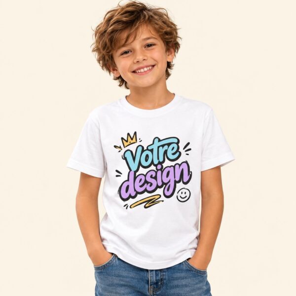 T-shirt enfant personnalisé Coton Bio