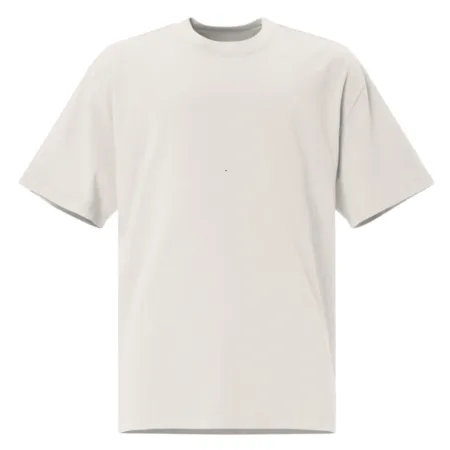 T shirt oversize personnalise bio premium beige