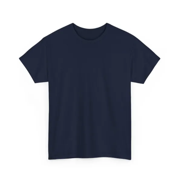 T shirt personnalise coton epais unisexe Gildan 5000 bleu marine