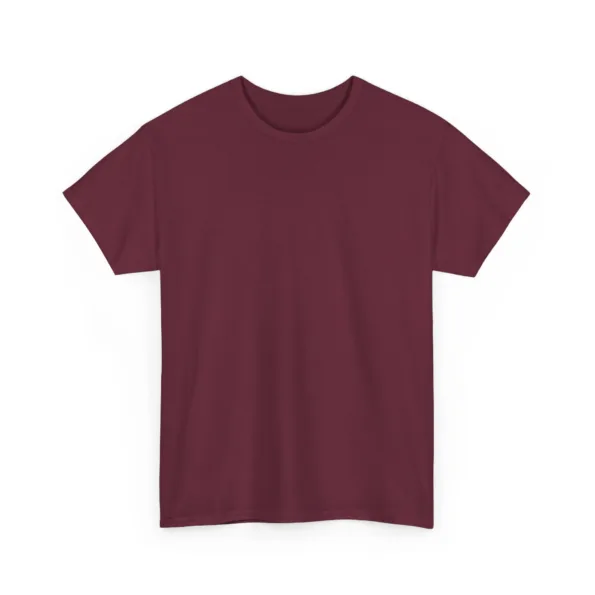 T shirt personnalise coton epais unisexe Gildan 5000 bordeaux