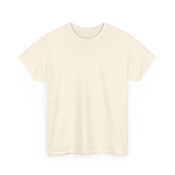 T shirt personnalise coton epais unisexe Gildan 5000 creme