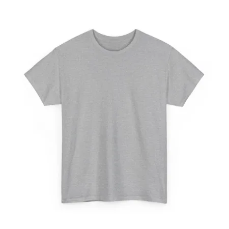 T shirt personnalise coton epais unisexe Gildan 5000 gris sport