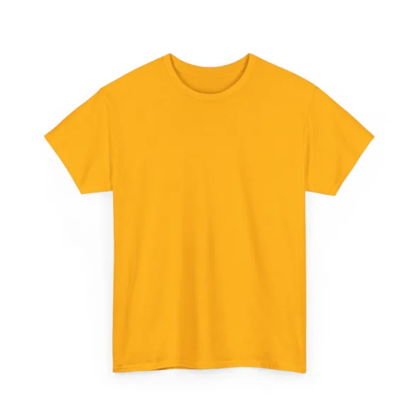 T shirt personnalise coton epais unisexe Gildan 5000 jaune