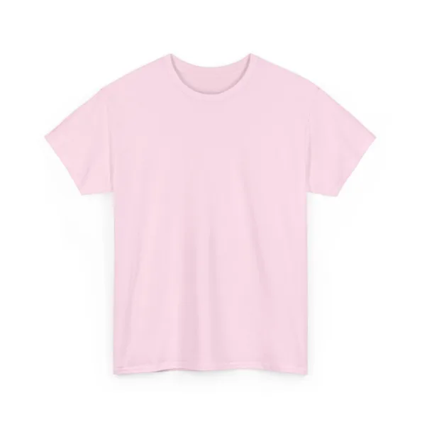 T shirt personnalise coton epais unisexe Gildan 5000 rose 1