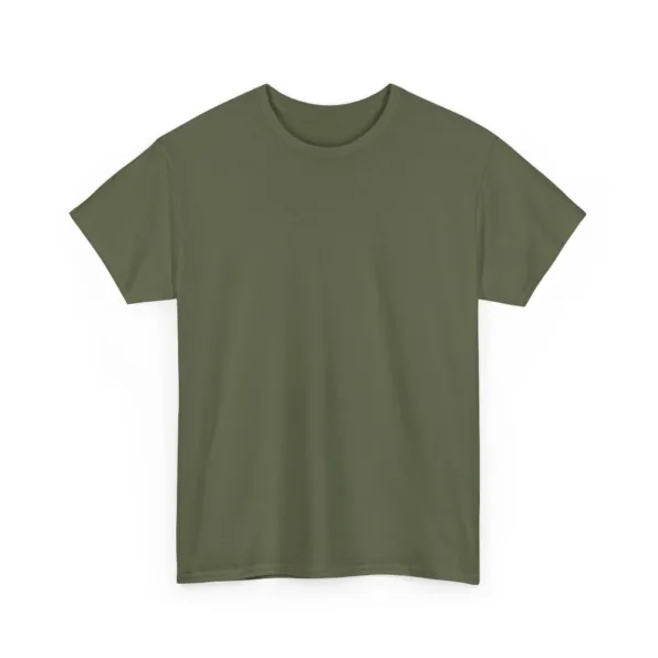 T shirt personnalise coton epais unisexe Gildan 5000 vert militaire