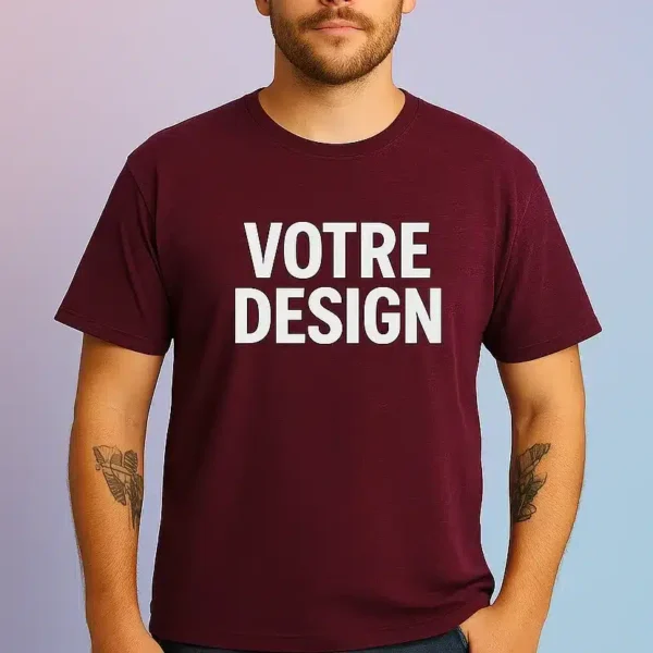 T-shirt personnalisé haut de gamme unisexe