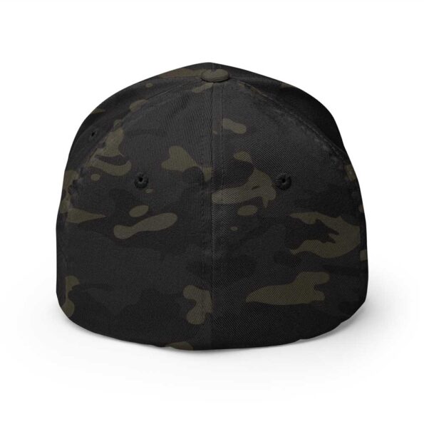 casquette brodee camouflage imprime militaire arriere