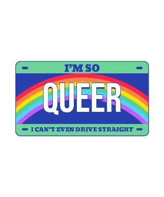 i'm so queer t shirt design