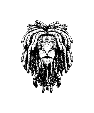 lion rastafari t shirt design