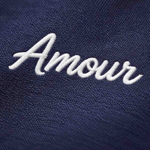sweat broderie personnalisée coeur