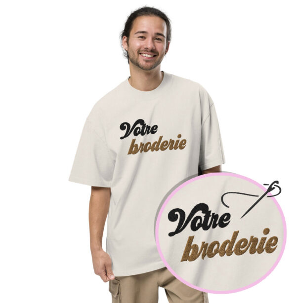 t shirt brode personnalise oversize 3