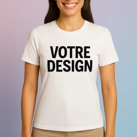 T-shirt Femme Personnalisé coupe ajustée