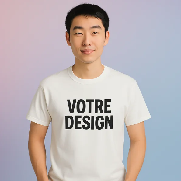T-shirt personnalisé coton épais unisexe