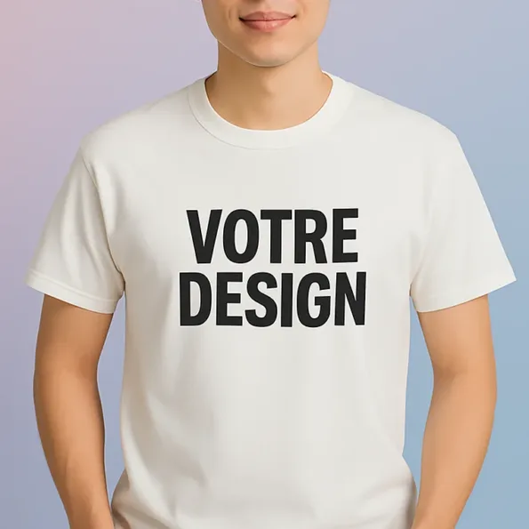 T-shirt personnalisé coton épais unisexe