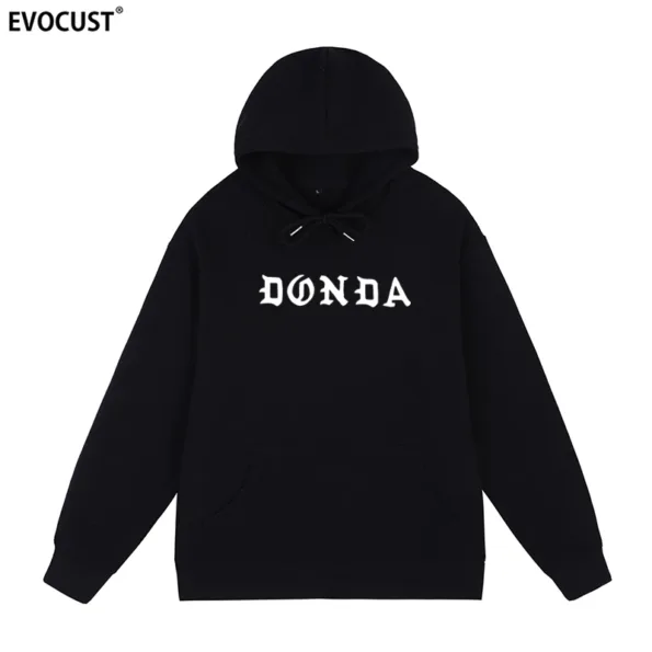 kf He4e4d72c70864287a1db2bad63f06280c Donda Kanye West sweat capuche noir pour homme et femme unisexe en coton style Hip Hop