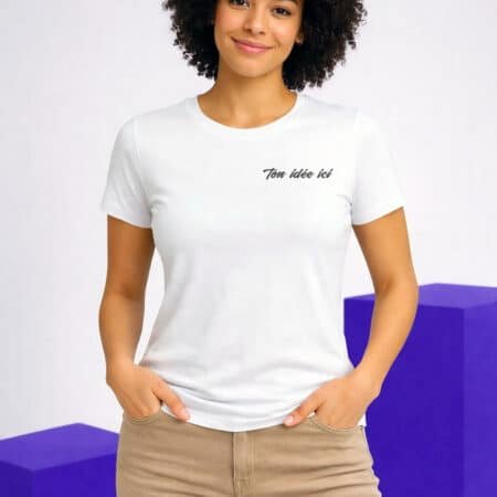 T-shirt Femme Personnalisé coupe ajustée