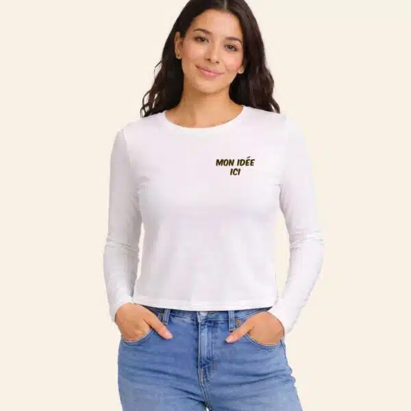 t-shirts-femme-manches-longues-personnalisable