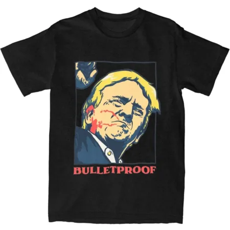 kf S14714525c7f2427792c3d27f86e4265fK T shirt Trump Shot en coton pare balles Ultra MAGA 2024 We The People Pennsylvanie t