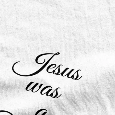 kf S1cc418a5f1324ec8beddd3d202c8748aK T shirt en coton Jesus Was A Carpenter pour hommes haut d contract t shirts d