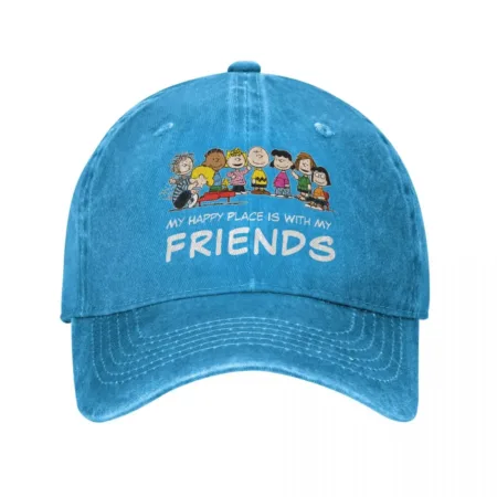 kf S2f772ebf5f3d475fa212bb62d0909997N SnoAmendments Peanuts The Gang Around The Piano Baseball Caps Vintage DistMurcia Cotton Sauna Wear Outdoor Workouts