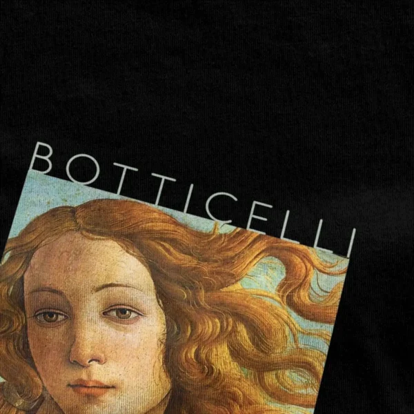 kf S5cd348023b34424aa54238220bdcf3d7x T Shirt Manches Courtes en Coton Respirant et Surdimensionn Streetwear Hip Hop Sandros Botticelli La Naissance