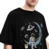 kf Sf0ed212ab1a34c6381af52415751e3e7I AstronsomFishing T shirt en coton manches courtes conomie d contract s conomie grande taille Crypto Moon