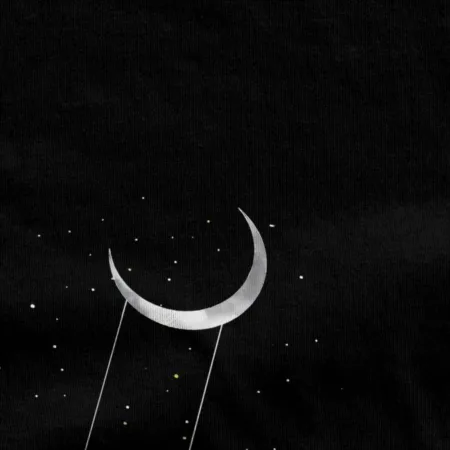 kf Sdefbcf141f6c4d959be9a28e6f7c0c03p T shirt en coton imprim pour hommes astronome se balan ant sous la lune t shirts