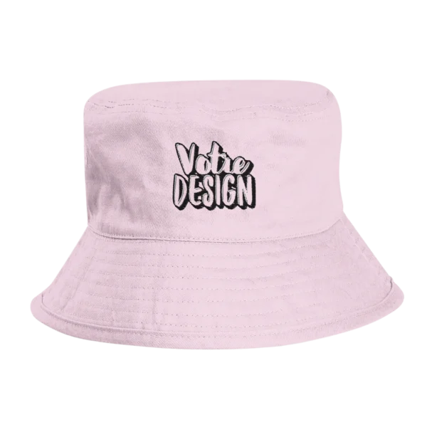 Bob brodé personnalisé en coton Bio junior | Beechfield B406B