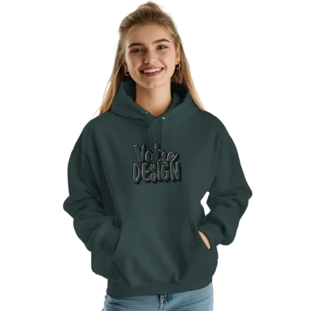 Sweat à capuche brodé personnalisé unisexe | JustHoods JH001