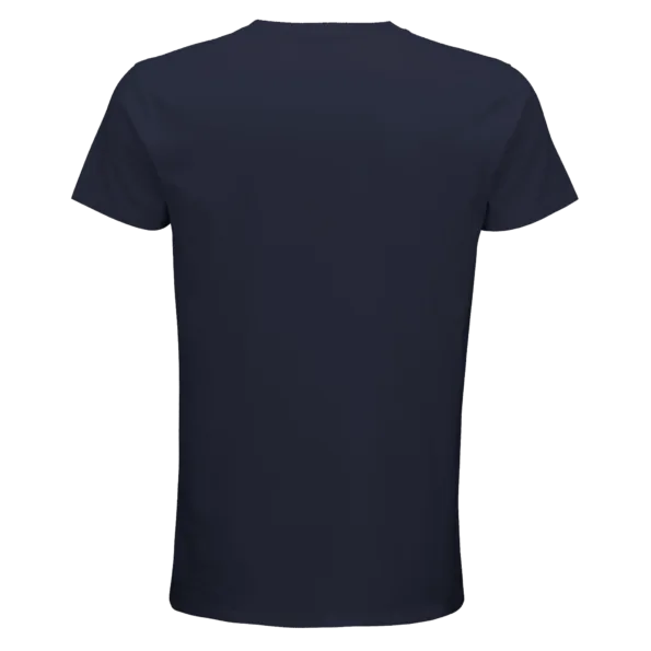 T-shirt bleu marine homme bio ajusté personnalisable