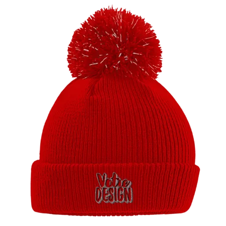 Bonnet rouge enfant réfléchissant Bobble | Beechfield B406B