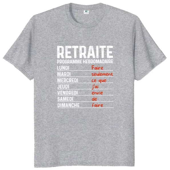 T-shirt Retraite humour