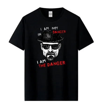 kf S0fa446c6e1bd48e8843f4c6436c5d770L T shirt manches courtes homme 100 coton d contract et cool imprim Heisenberg Breaking Bad