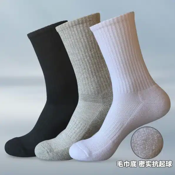 kf S1f3c2cd18e4844e682a206374b0d7fabk Chaussettes initiales personnalis es pour hommes initiales brod es personnalis es chaussettes d quipage en coton