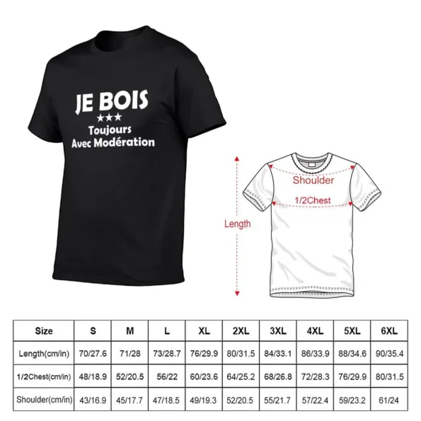 T-shirt Je bois toujours avec modération